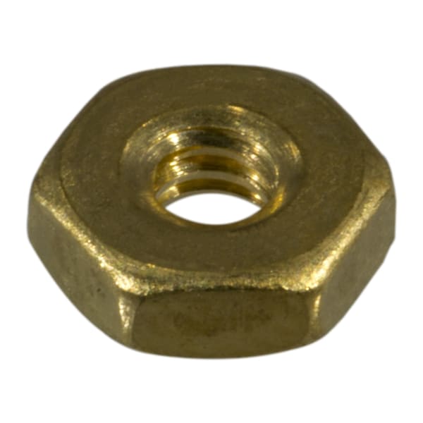 Midwest Fastener Machine Screw Nut, #6-32, Brass, 48 PK 61581 - main